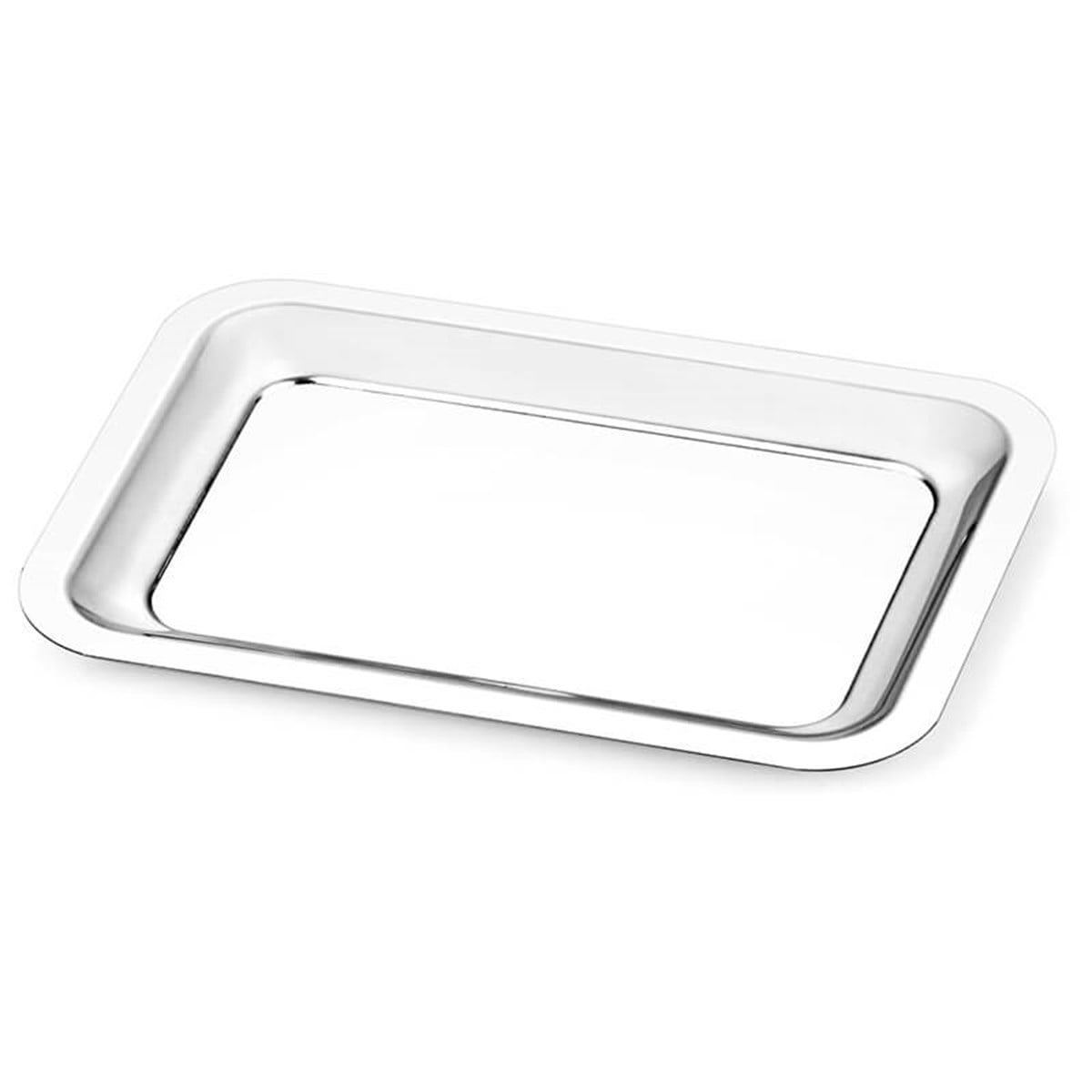 Paslanmaz Dikdörtgen Tepsi 16*23cm