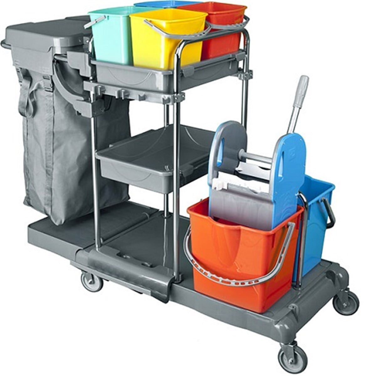 4 Kovalı Brandalı Presli Krom Kat Arabası4 Kovalı Brandalı Presli Krom Kat Arabası KA405FKKovalı Temizlik ArabalarıTektıklamutfak