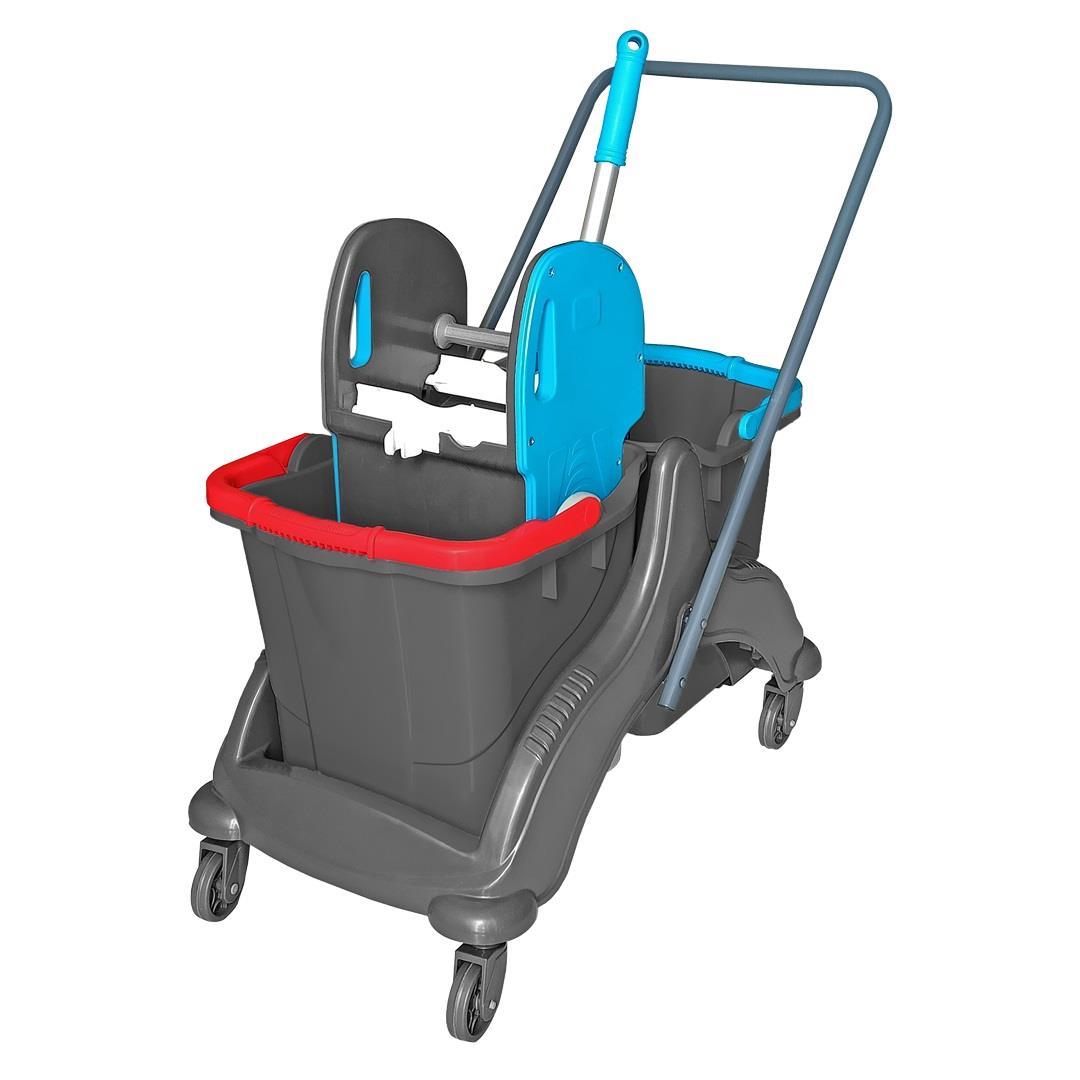 Çift Kovalı Paspas Arabası