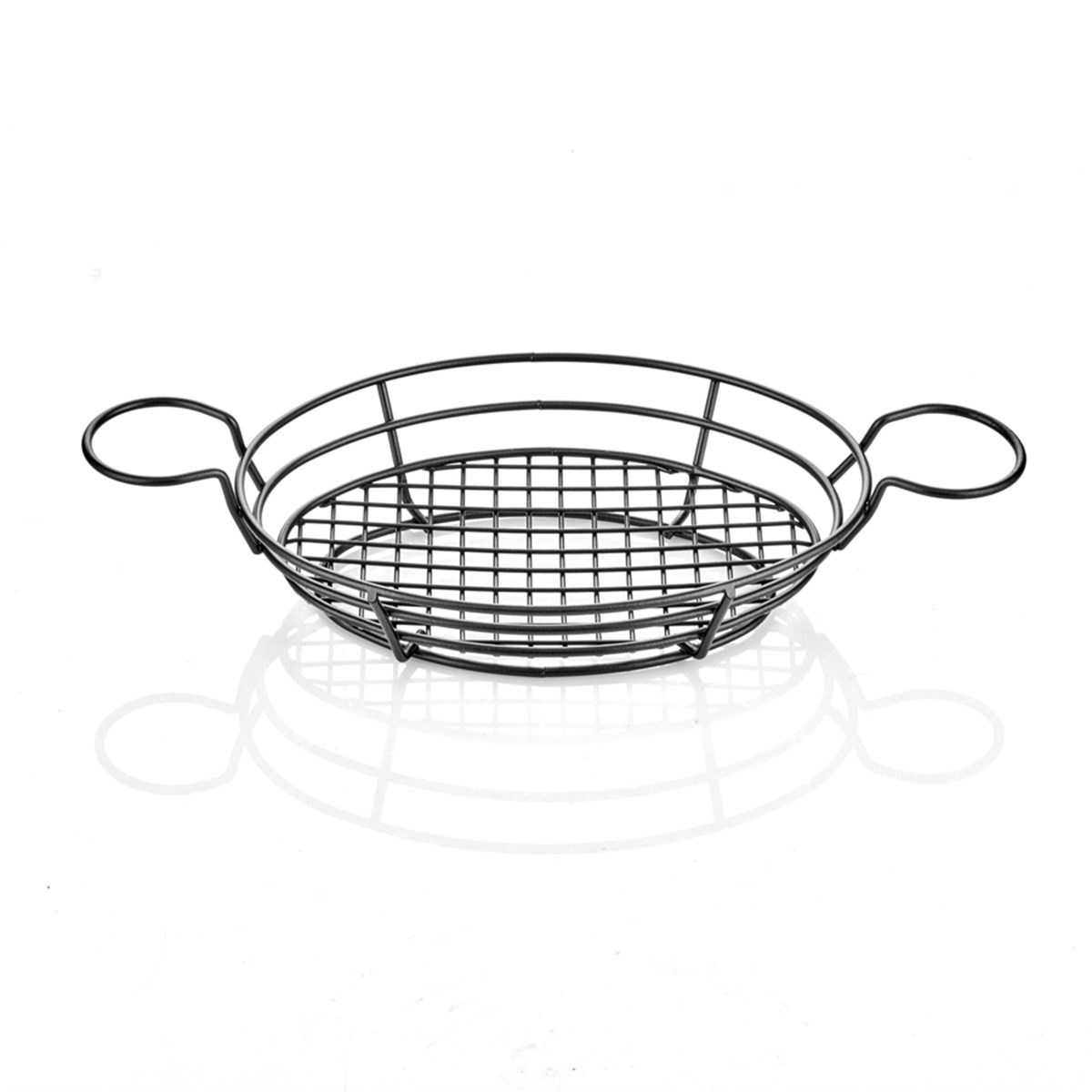 Metal Oval Sunum Sepeti