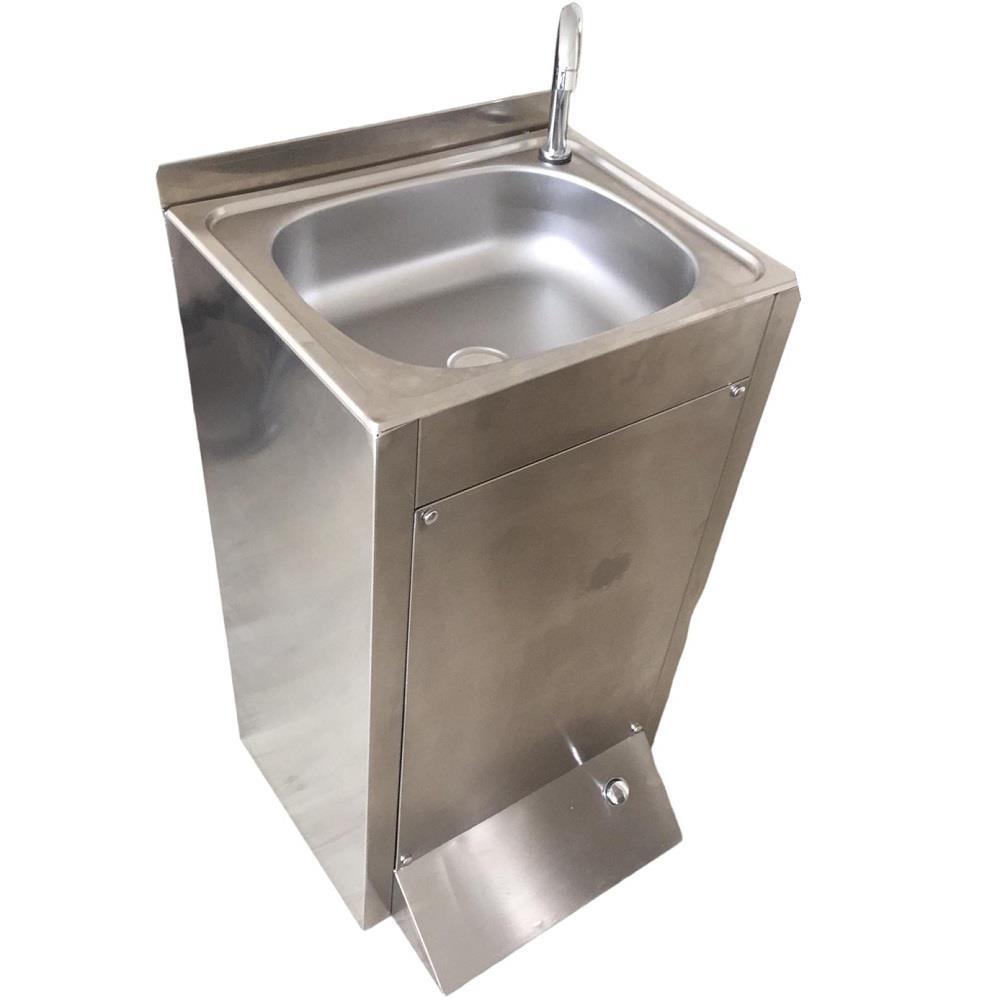 Paslanmaz Ayak Basmalı El Yıkama Evyesi Çeşitleri