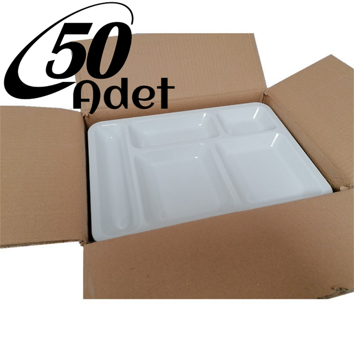 Toptan Plastik Tabldot Yemek Servis Tabağı