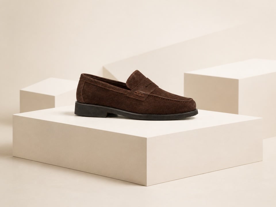 Kahve Süet Loafer