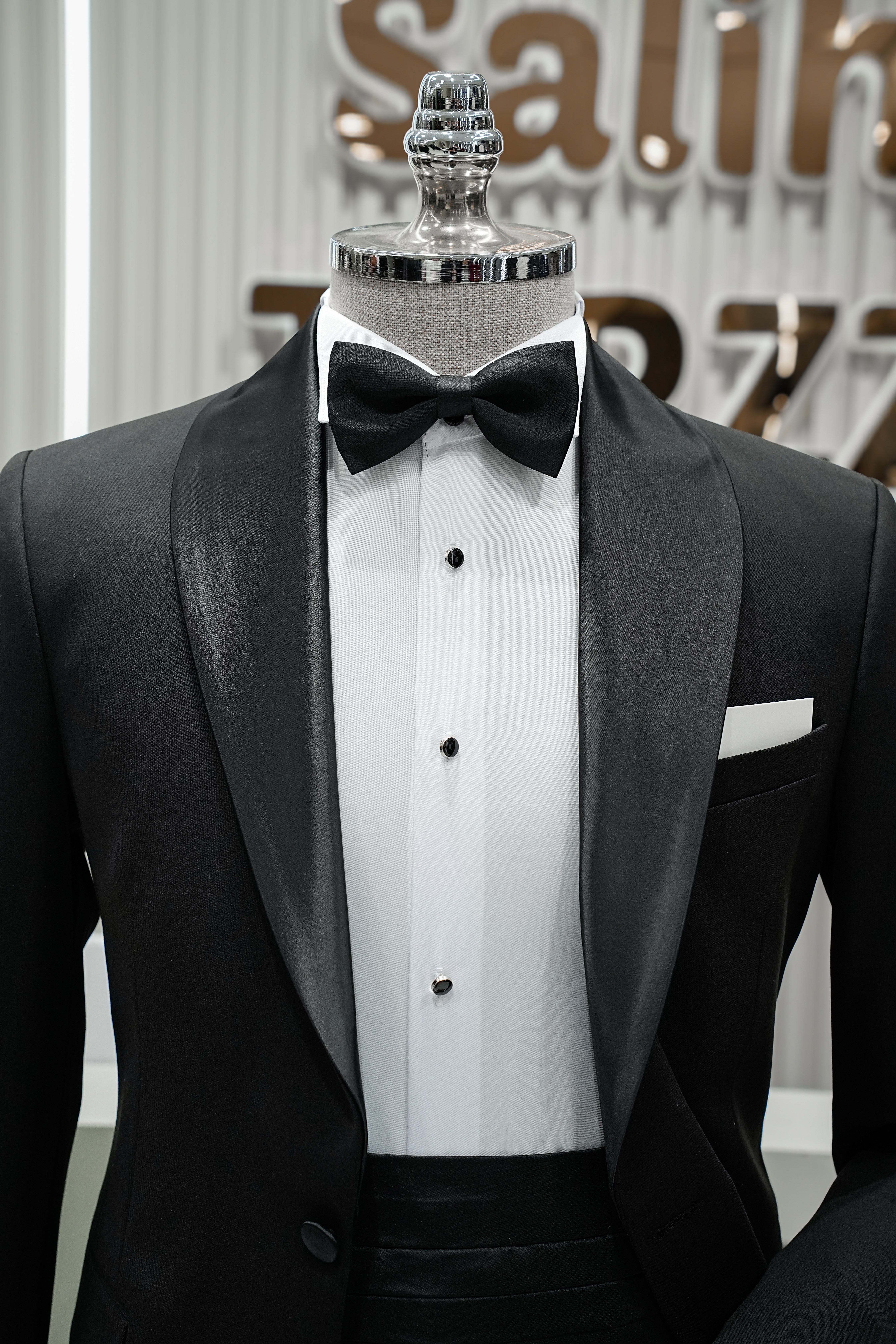 Damatlık İtalyan Kesim Slim Fit Yelekli Siyah SD42507
