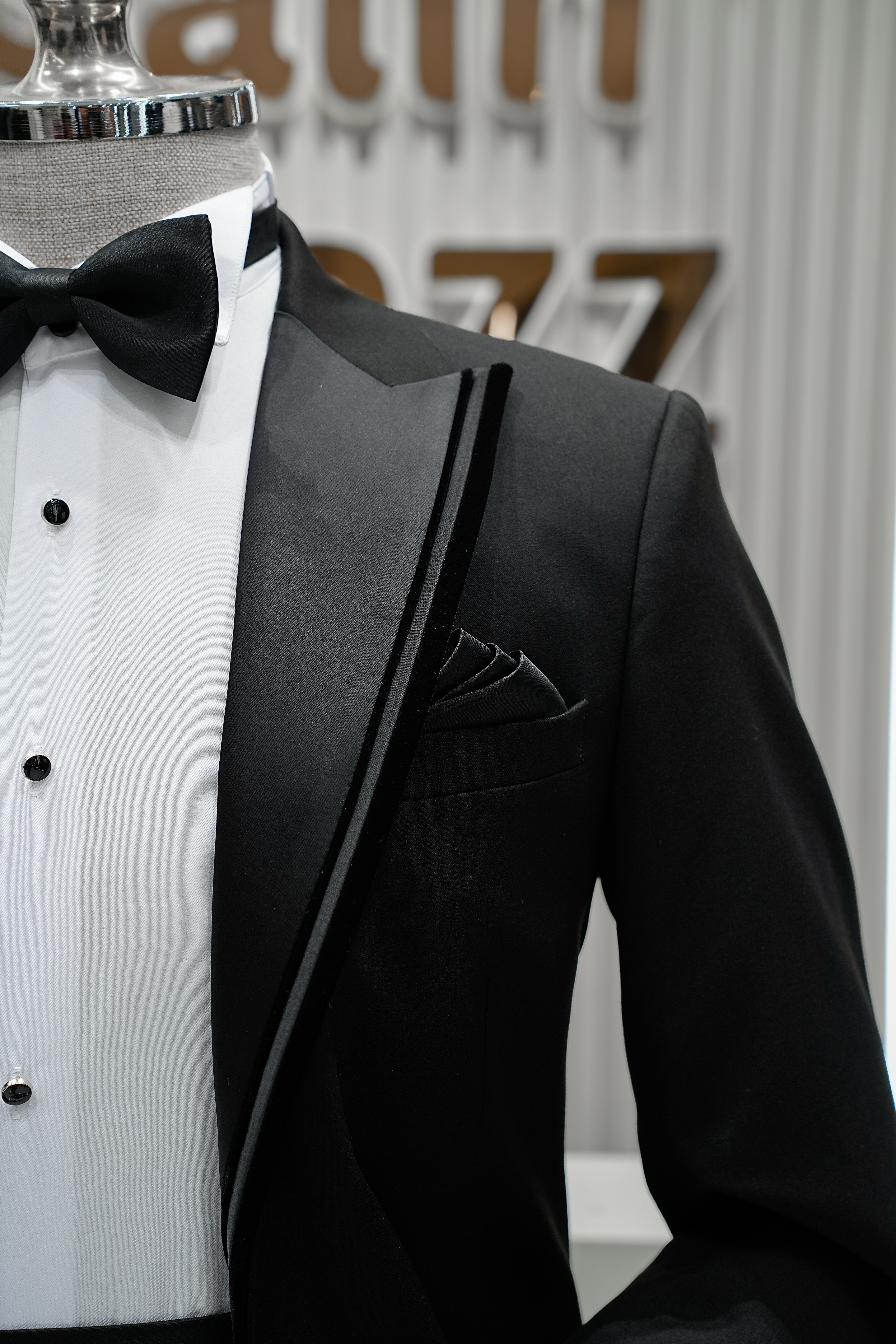 Damatlık İtalyan Kesim Slim Fit Yelekli Siyah SD42510