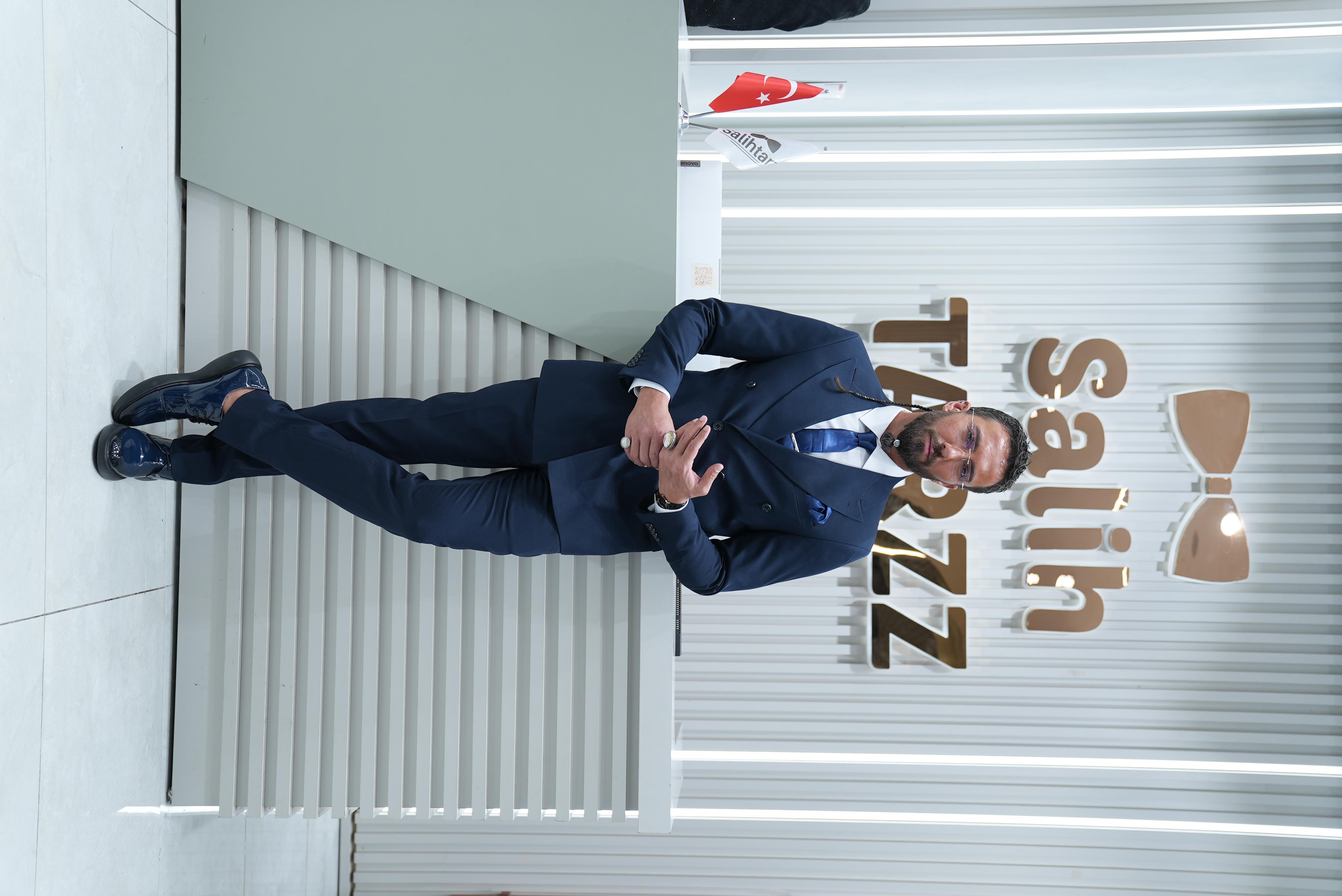Kruvaze Lacivert Erkek Takım Elbise SD42414