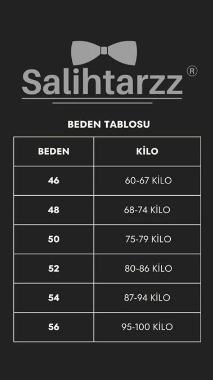Takım Elbise İtalyan Kesim Kemerli Premium Siyah SD41064