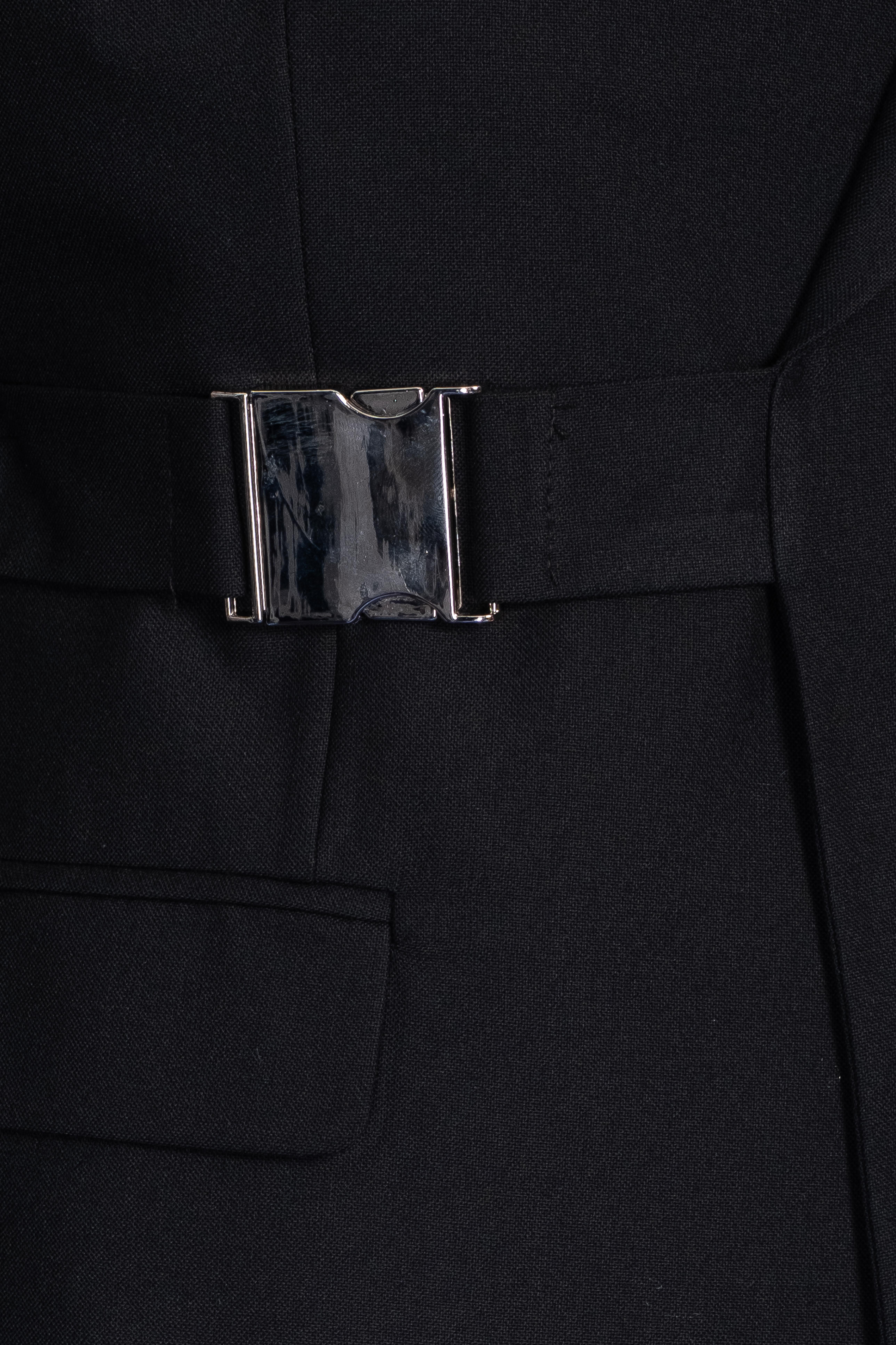 Takım Elbise SlimFit Siyah Tokalı Premium SD42329