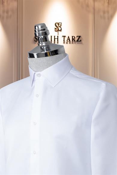 Beyaz Slim Fit Gömlek SD42126