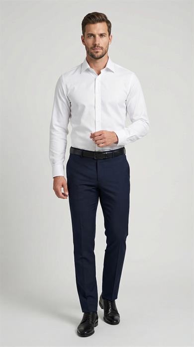 Beyaz Slim Fit Gömlek SD42385