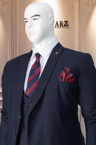 Büyük Beden Erkek Takım Elbise Lacivert SD42128