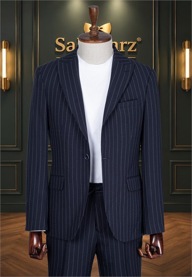 Çizgili Laci Spor Takım Elbise SD42473