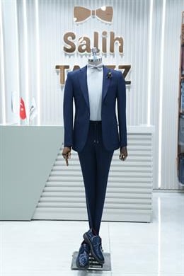 Lacivert Premium Erkek Takım Elbise Günlük ve Özel Gün Kullanımı SD42407