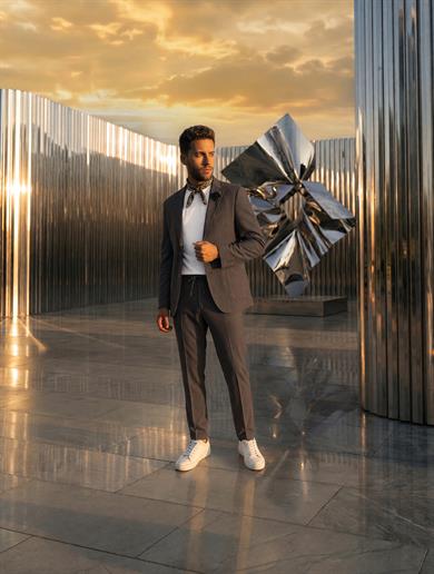 Premium Kahve Erkek Takım Elbise – Slim Fit İtalyan Kesim Modern Tasarım SD42396