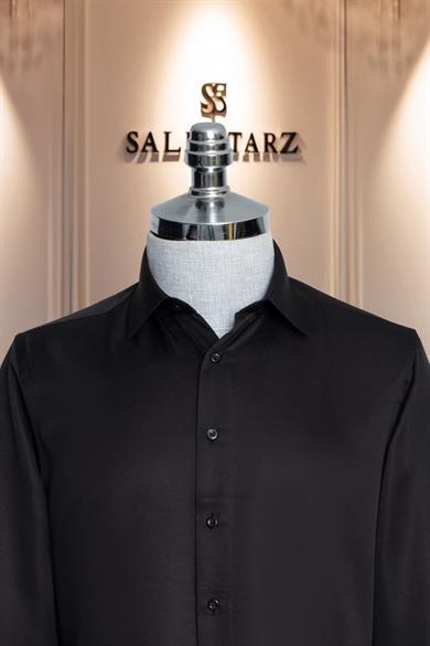 Siyah Slim Fit Gömlek SD42127