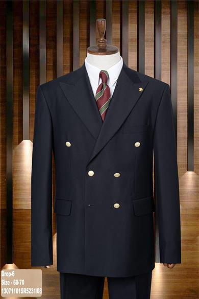 Takım Elbise Erkek Battal Büyük Beden K.Lacivert SD42204