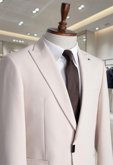 Takım Elbise SlimFit Bej Premium SD42288