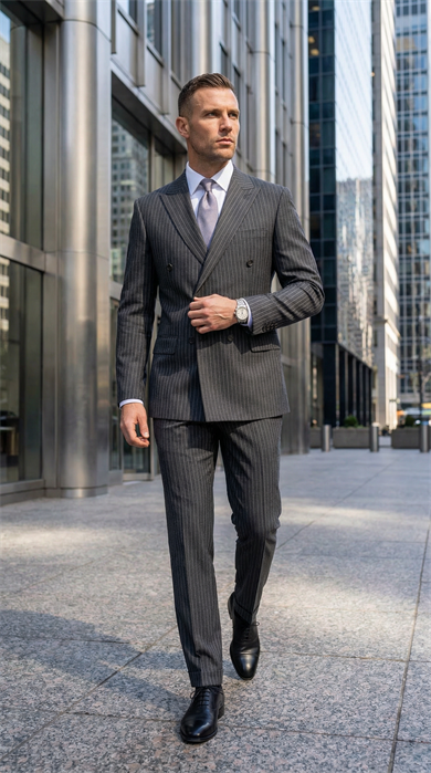 Takım Elbise SlimFit Füme Kruvaze Premium SD42364