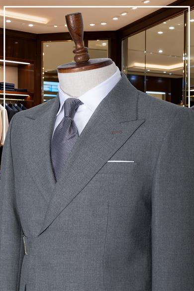 Takım Elbise SlimFit Füme Tokalı Premium SD42332