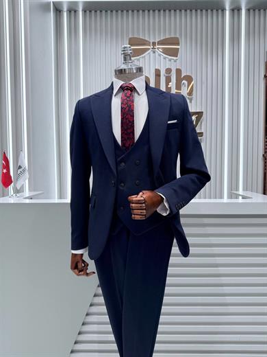 Takım Elbise SlimFit Laci Yelekli SD42317