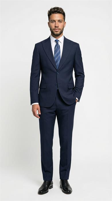 Takım Elbise SlimFit Lacivert Premium SD42378