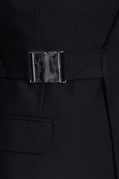 Takım Elbise SlimFit Siyah Tokalı Premium SD42329