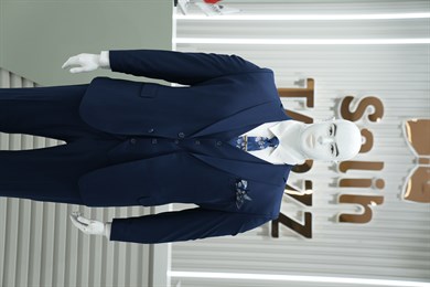 Takım Elbise Yelekli Battal Büyük Beden Laci SD42428
