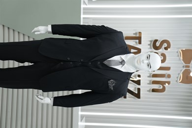 Takım Elbise Yelekli Battal Büyük Beden Siyah SD42432