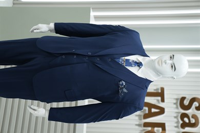 Takım Elbise Yelekli Battal Büyük Beden Laci SD42428