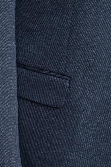 Takım Elbise Yelekli SlimFit Saks SD42170