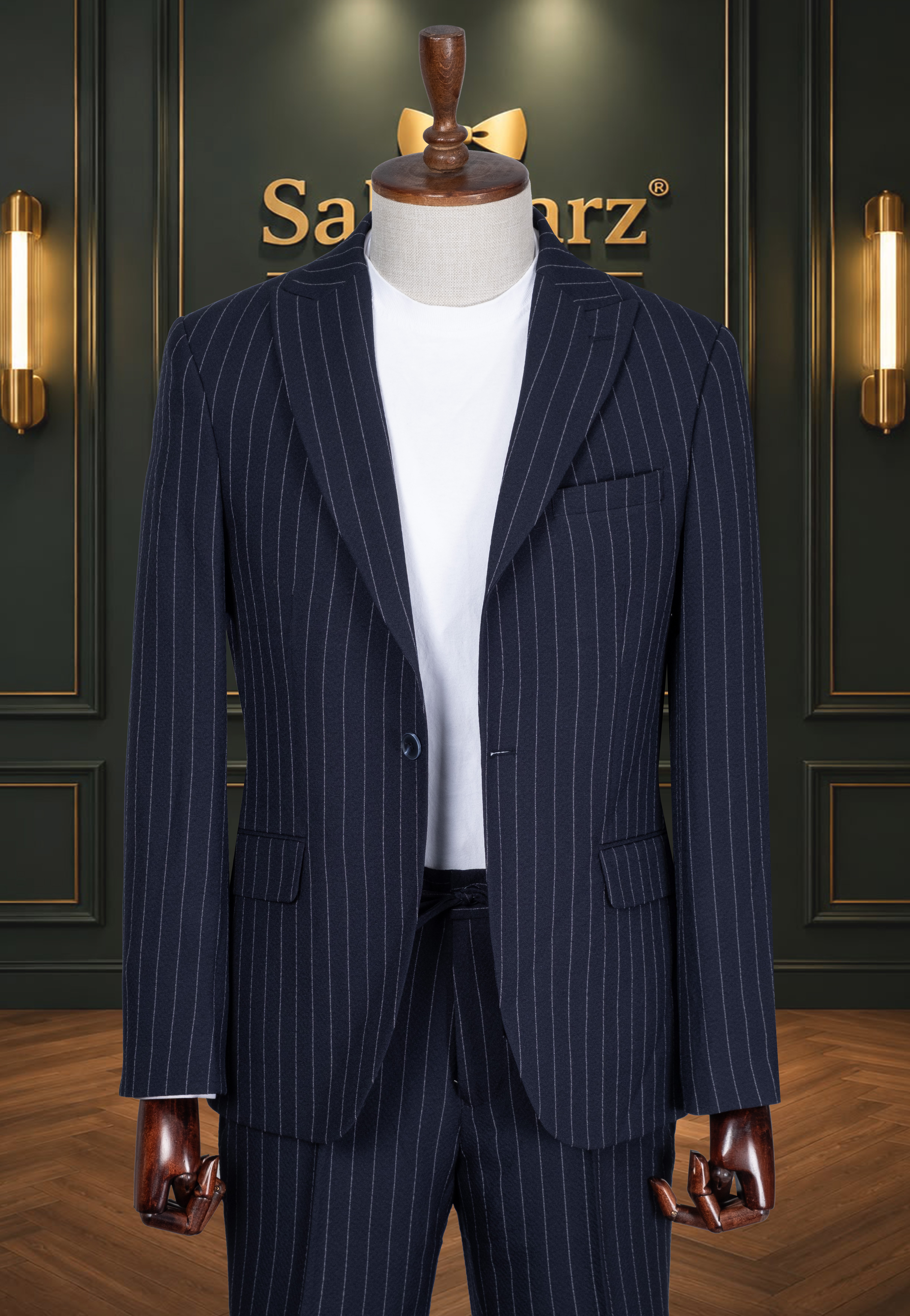 Çizgili Laci Spor Takım Elbise SD42473