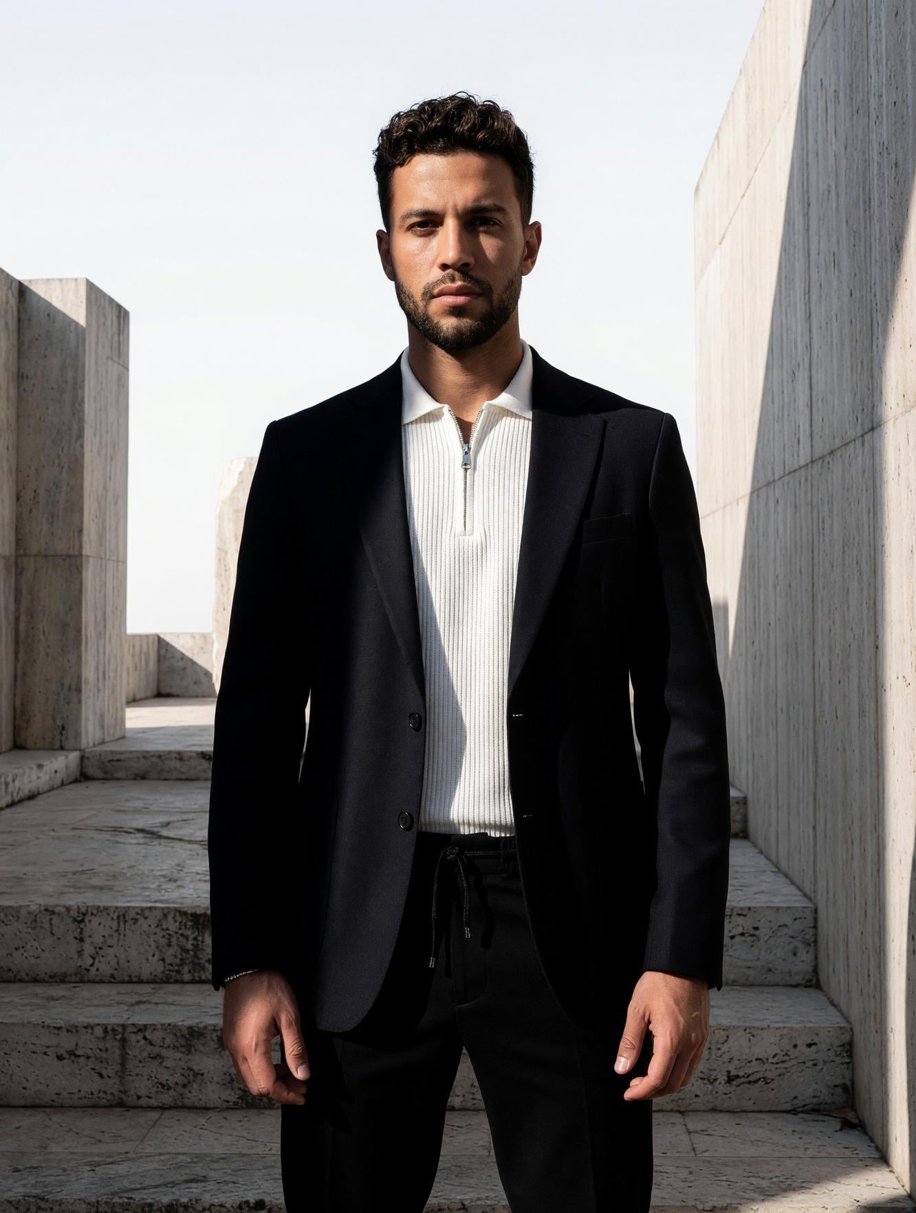 Premium Siyah Erkek Takım Elbise – Slim Fit İtalyan Kesim Modern Tasarım SD42398