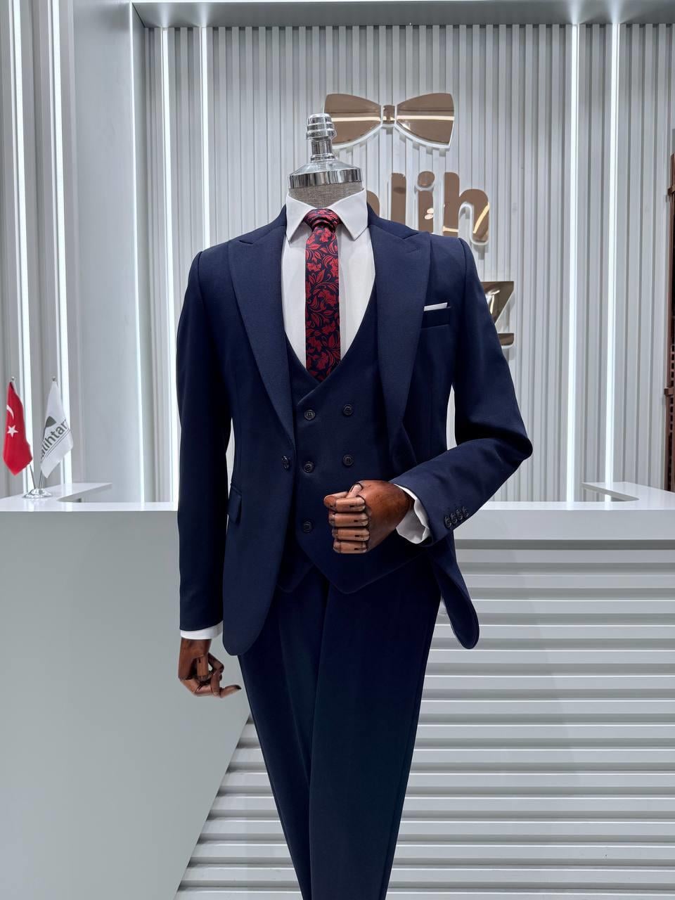 Takım Elbise SlimFit Laci Yelekli SD42317