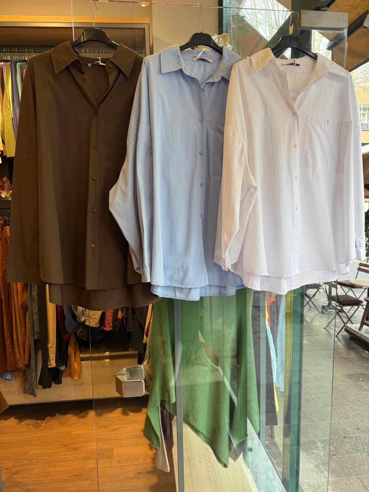 Oversize Poplin Gömlek