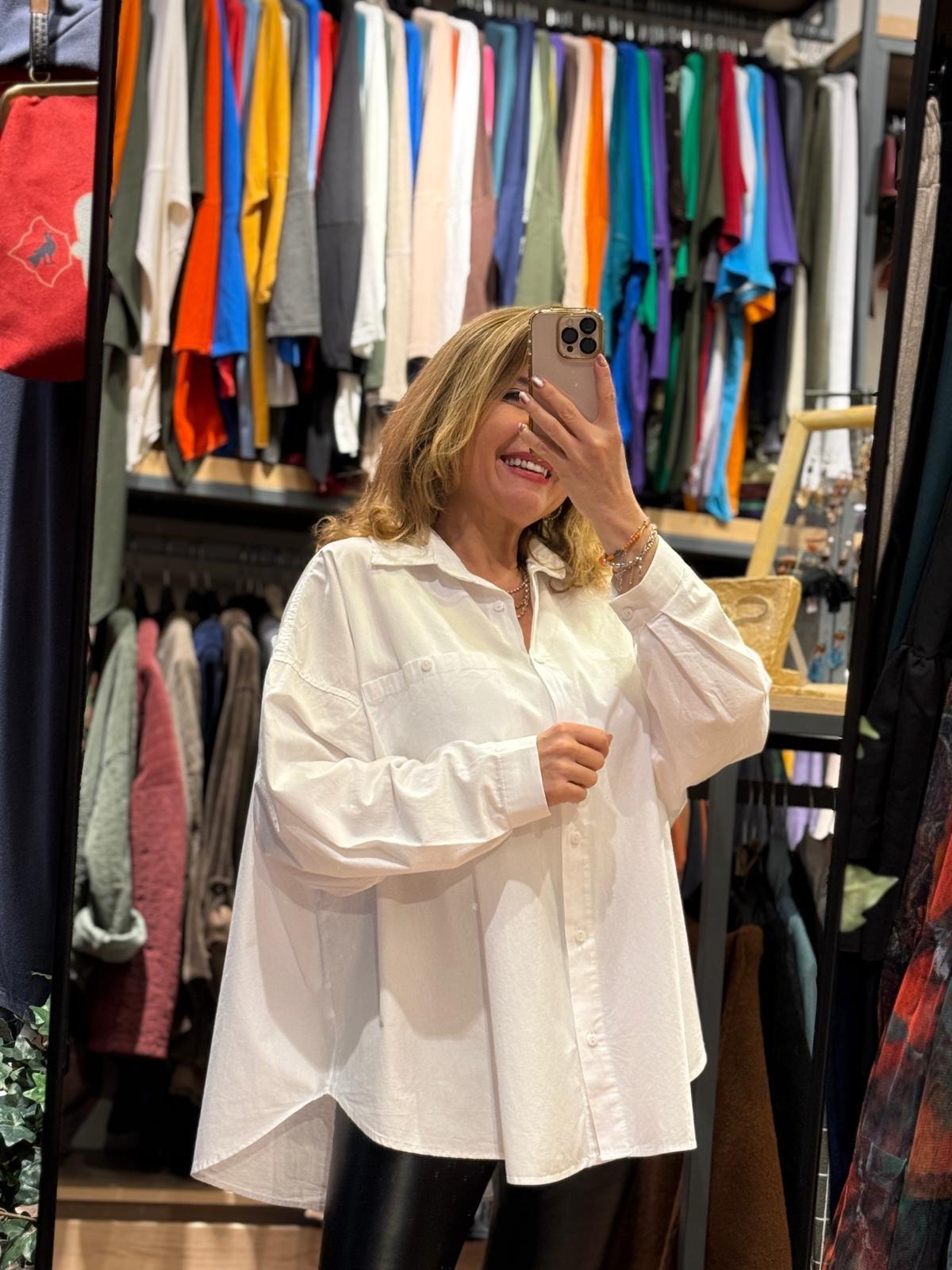 Oversize Poplin Gömlek