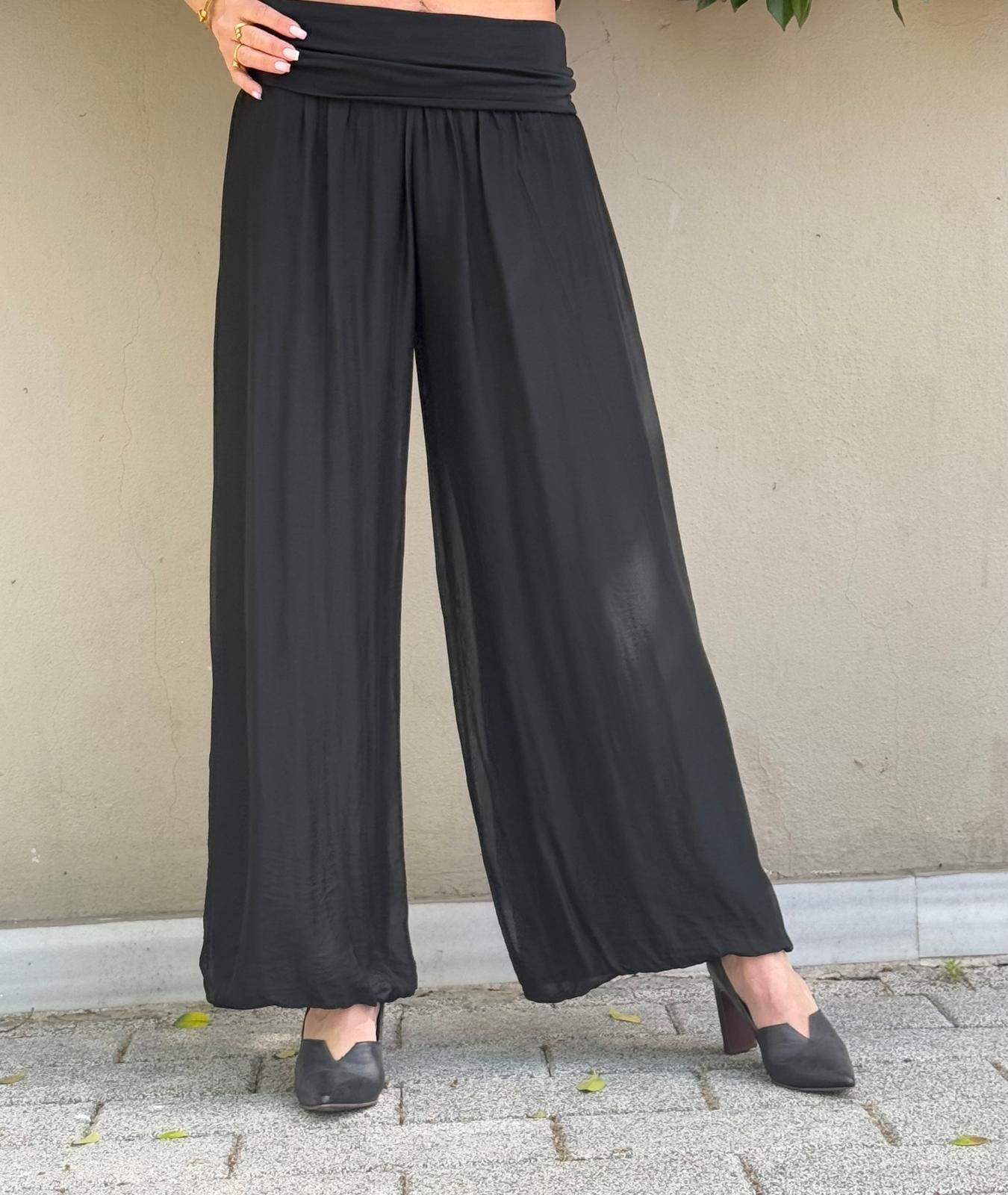 İthal İpek Pantolon Tunik Bluz Takım