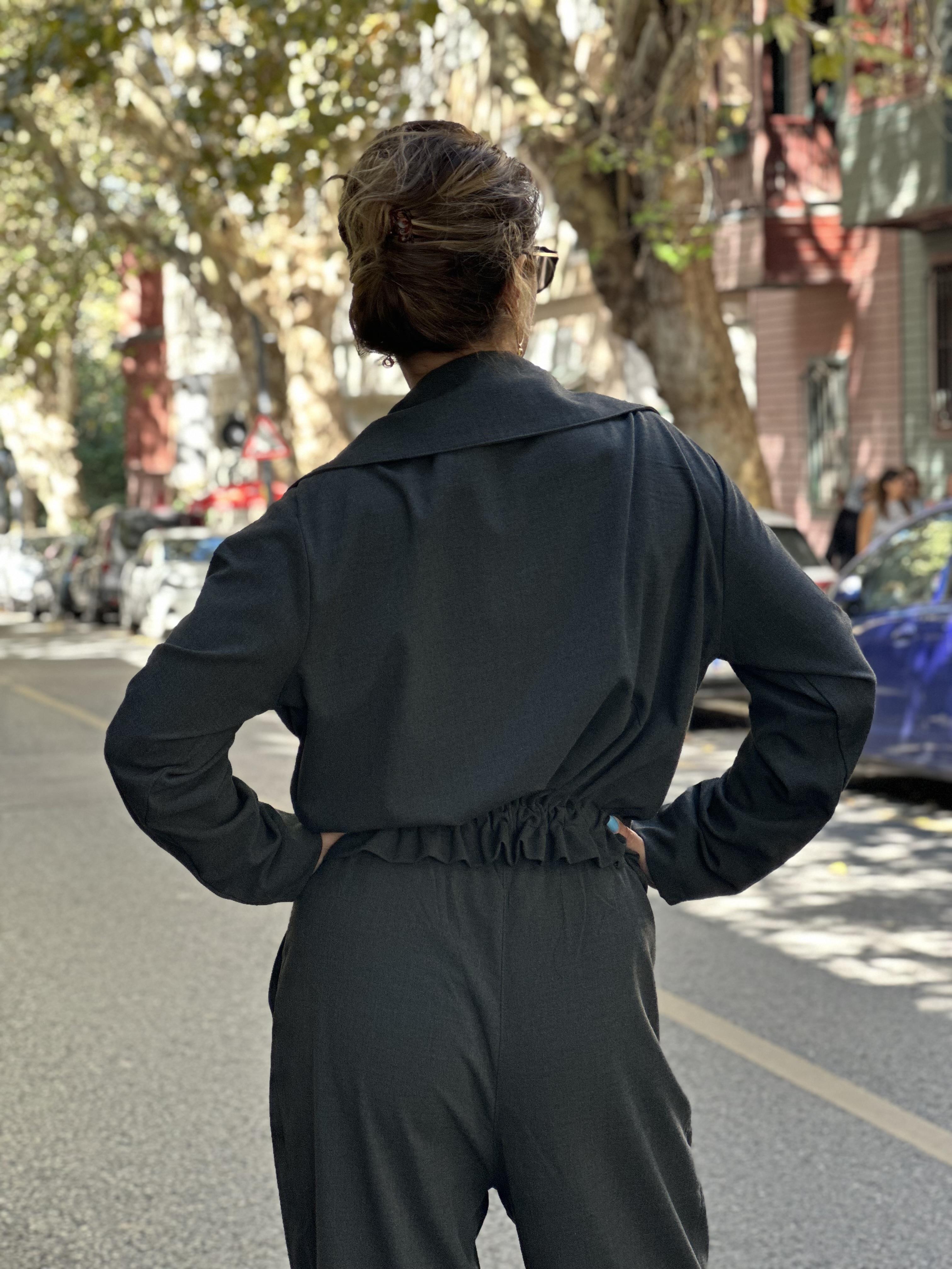 Antrasit Ceket Pantolon Takım