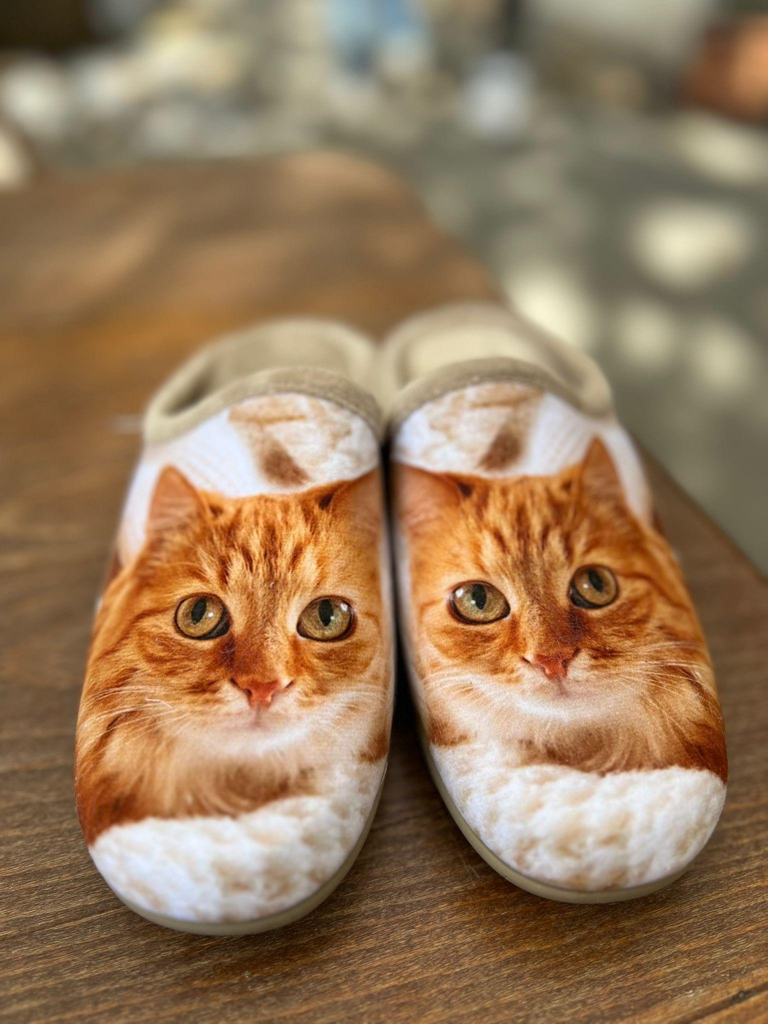 Bej Sarman Kedi Ev Terliği