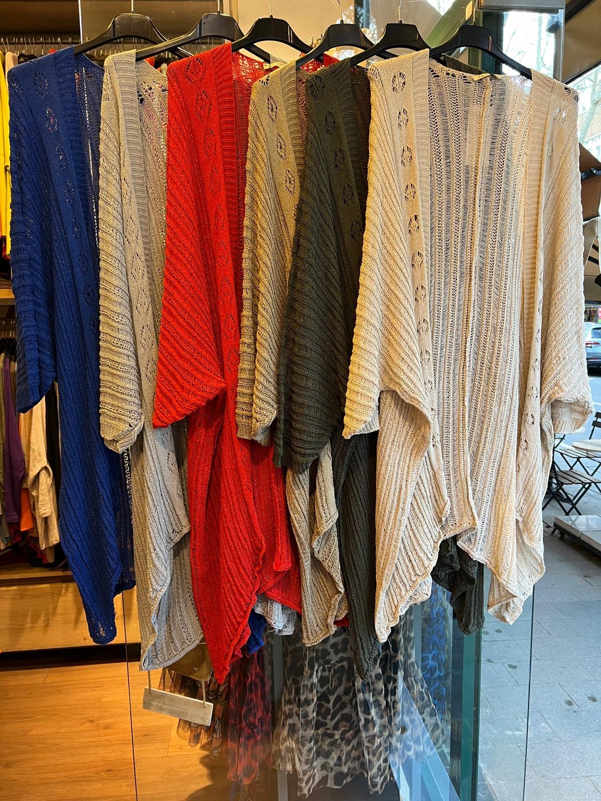 Ajurlu Oversize Merserize Hırka