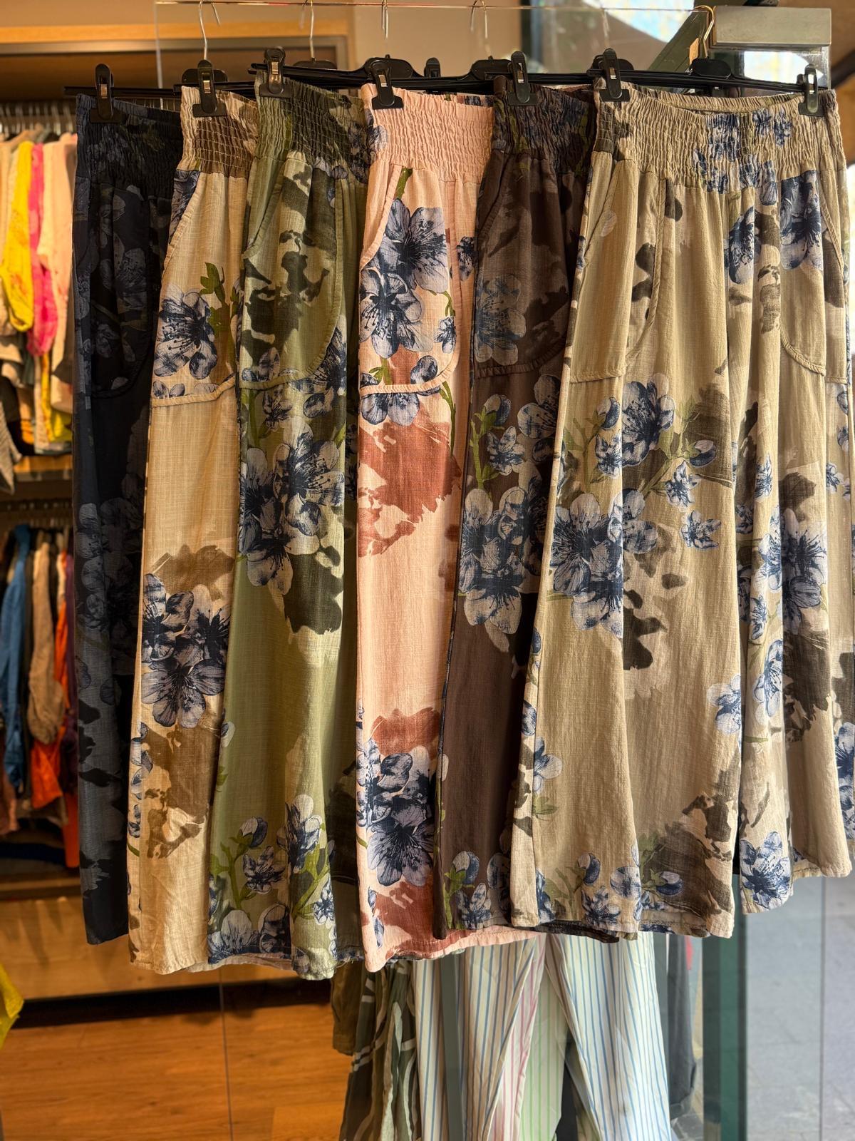 İthal Lilly Keten Pantolon