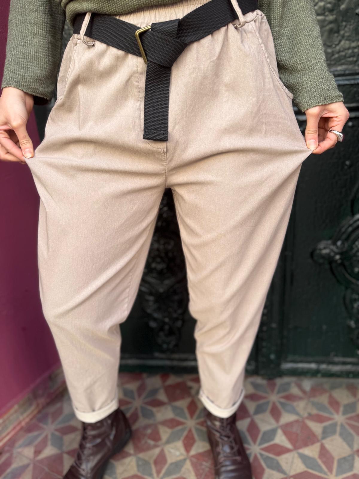 Likralı Havuç Pantolon