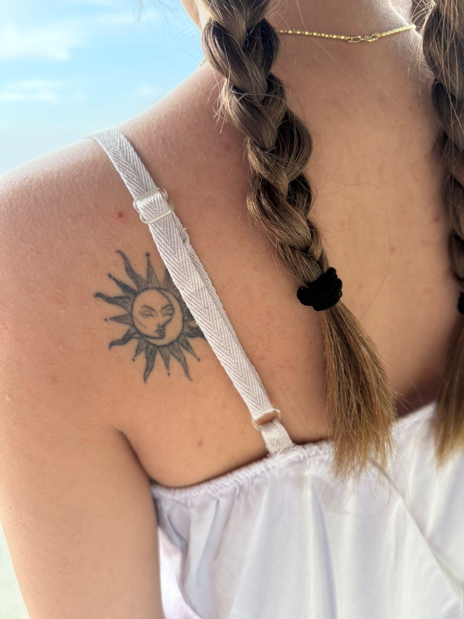 Degaje Yaka İpek Askılı Bluz