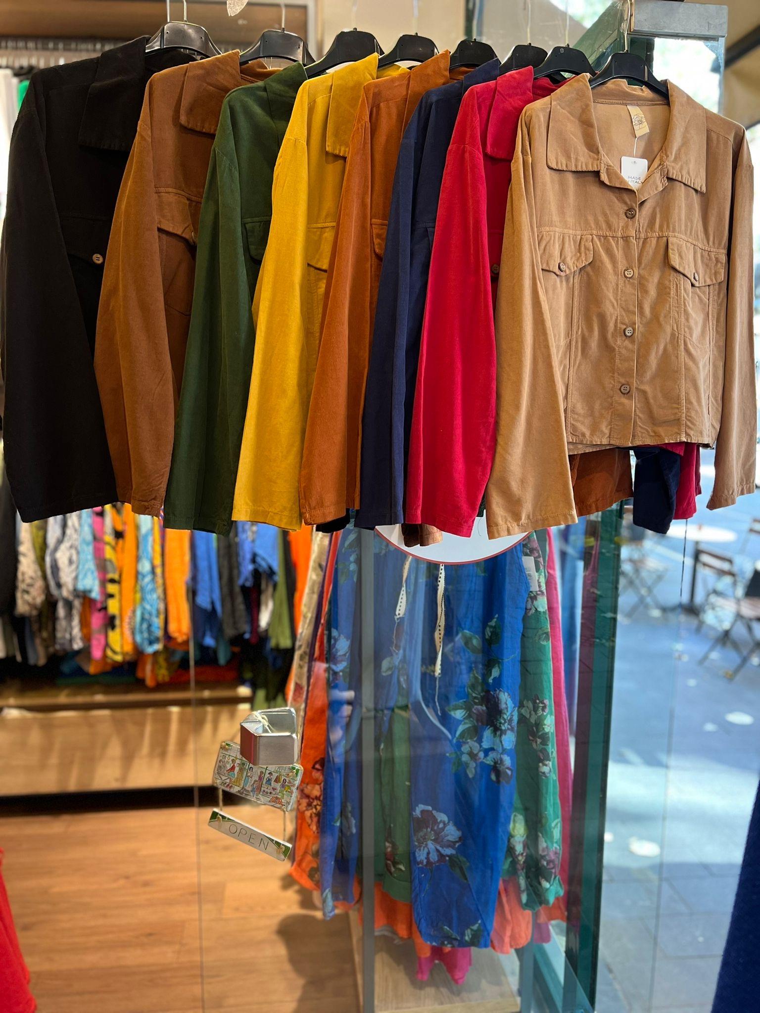 İthal İnce Fitilli Kadife Ceket