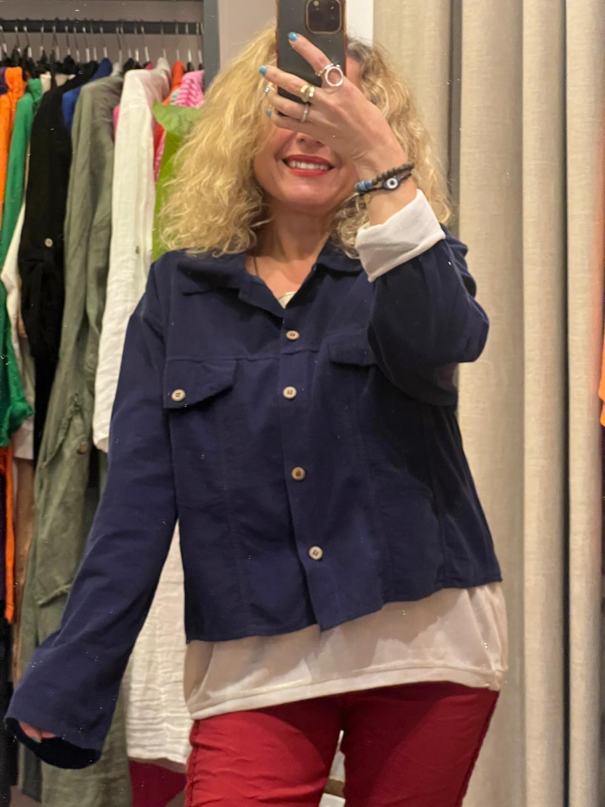 İthal İnce Fitilli Kadife Ceket