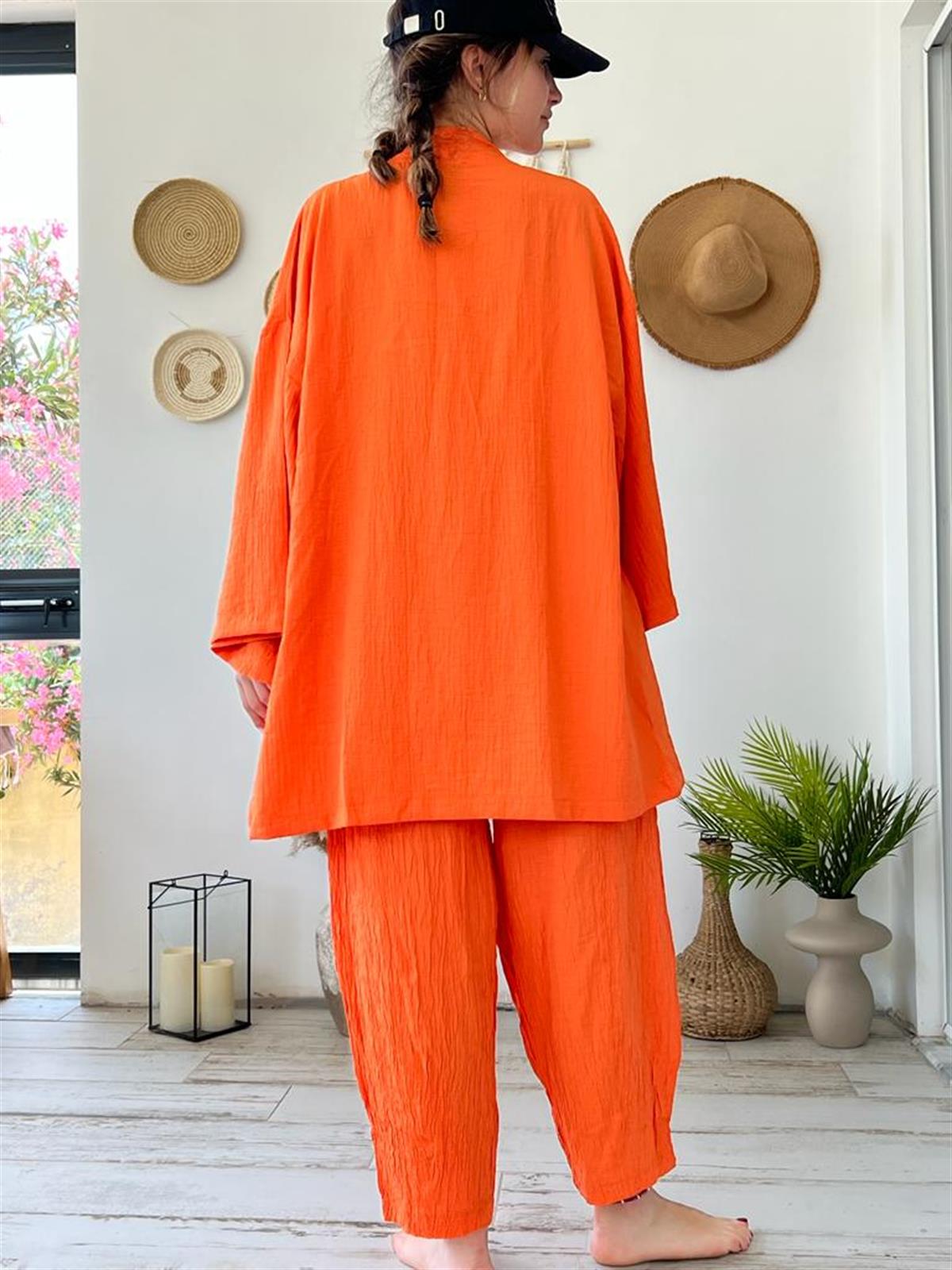 Kimono Pantolon Takım