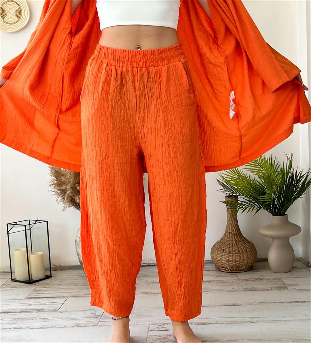 Kimono Pantolon Takım