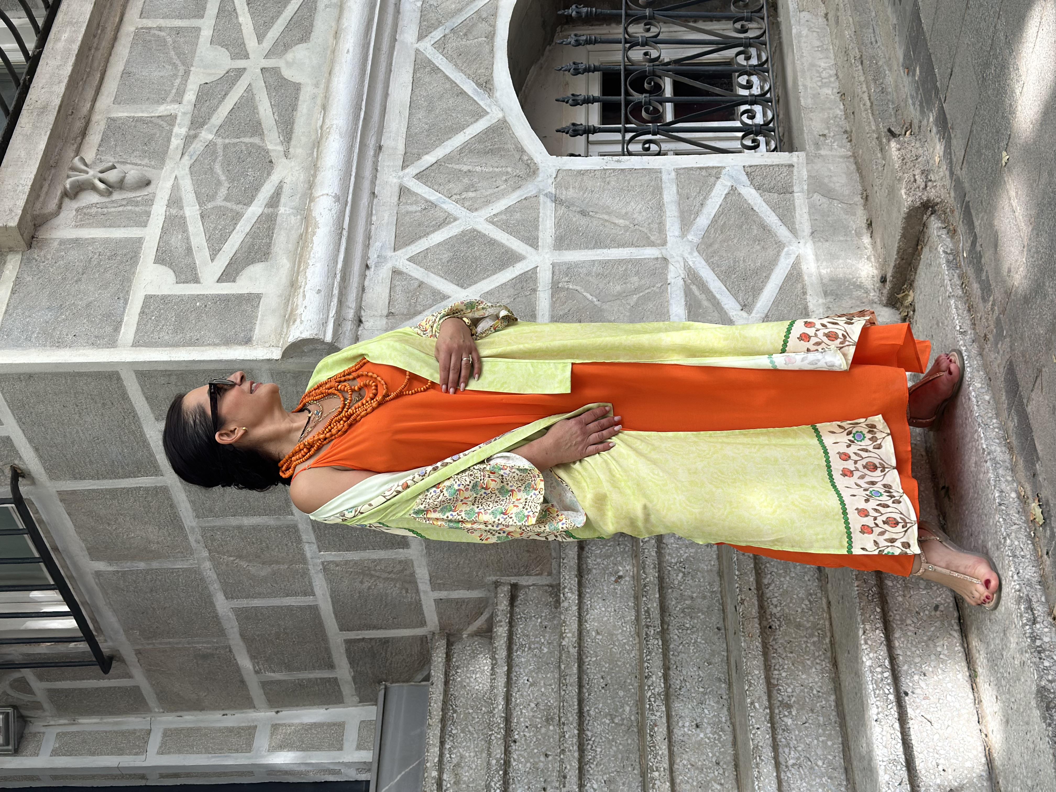 Kuş Desen Kimono