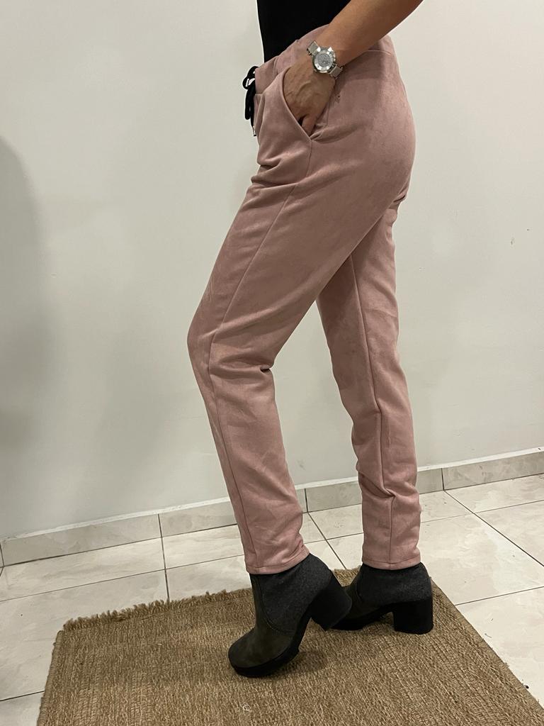 Nubuk Likralı Pantolon