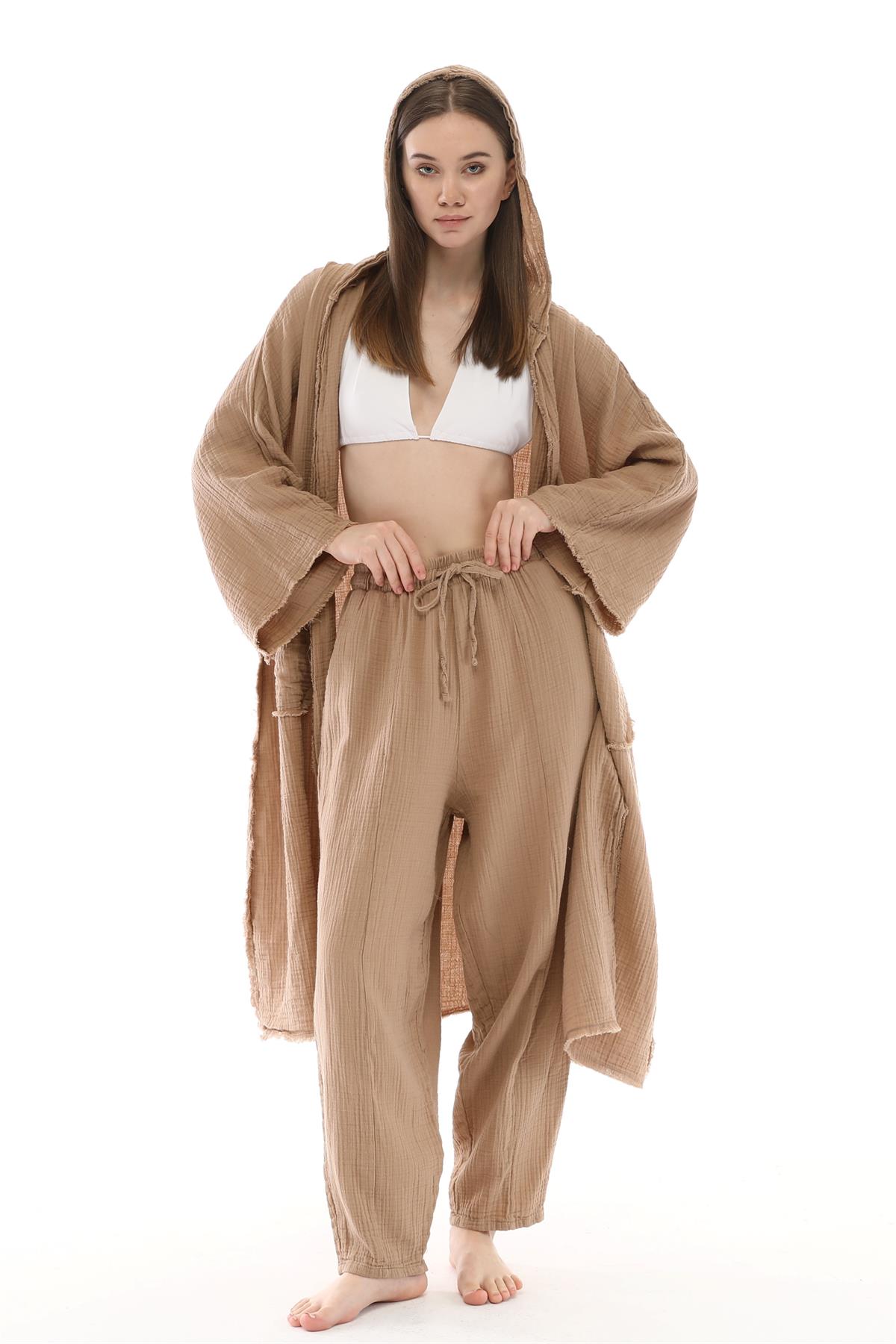 Vizon Müslin Kaftan