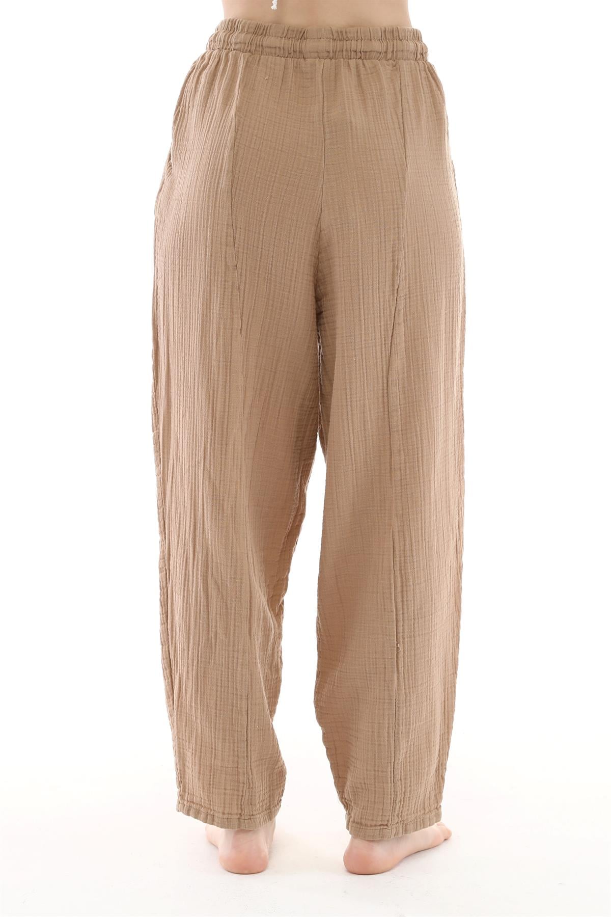 Vizon Müslin Pantolon